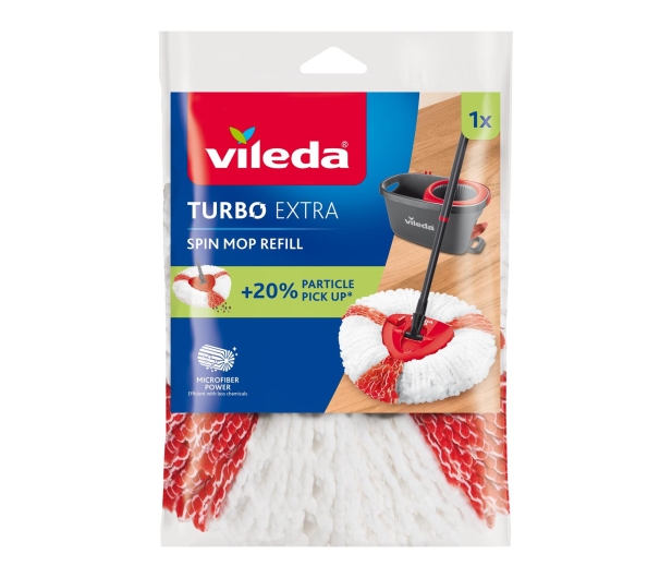 VILEDA Wkład do mopa obrotowego Vileda Easy Wring and Clean Turbo - 393297 - zdjęcie